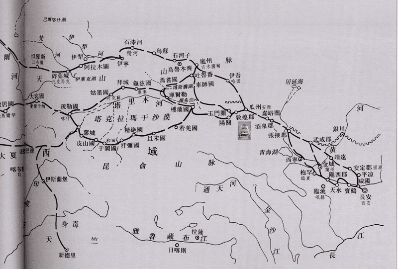 シルクロード地図 Arachina