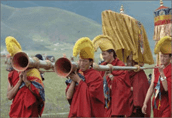 チベット族の祭りの写真2