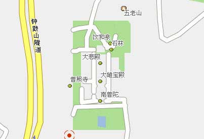 南普陀寺案内図