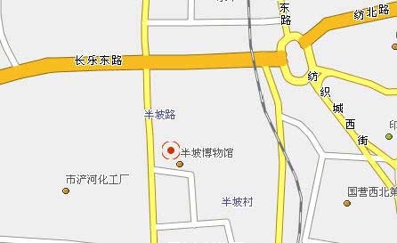 半坡博物館案内図